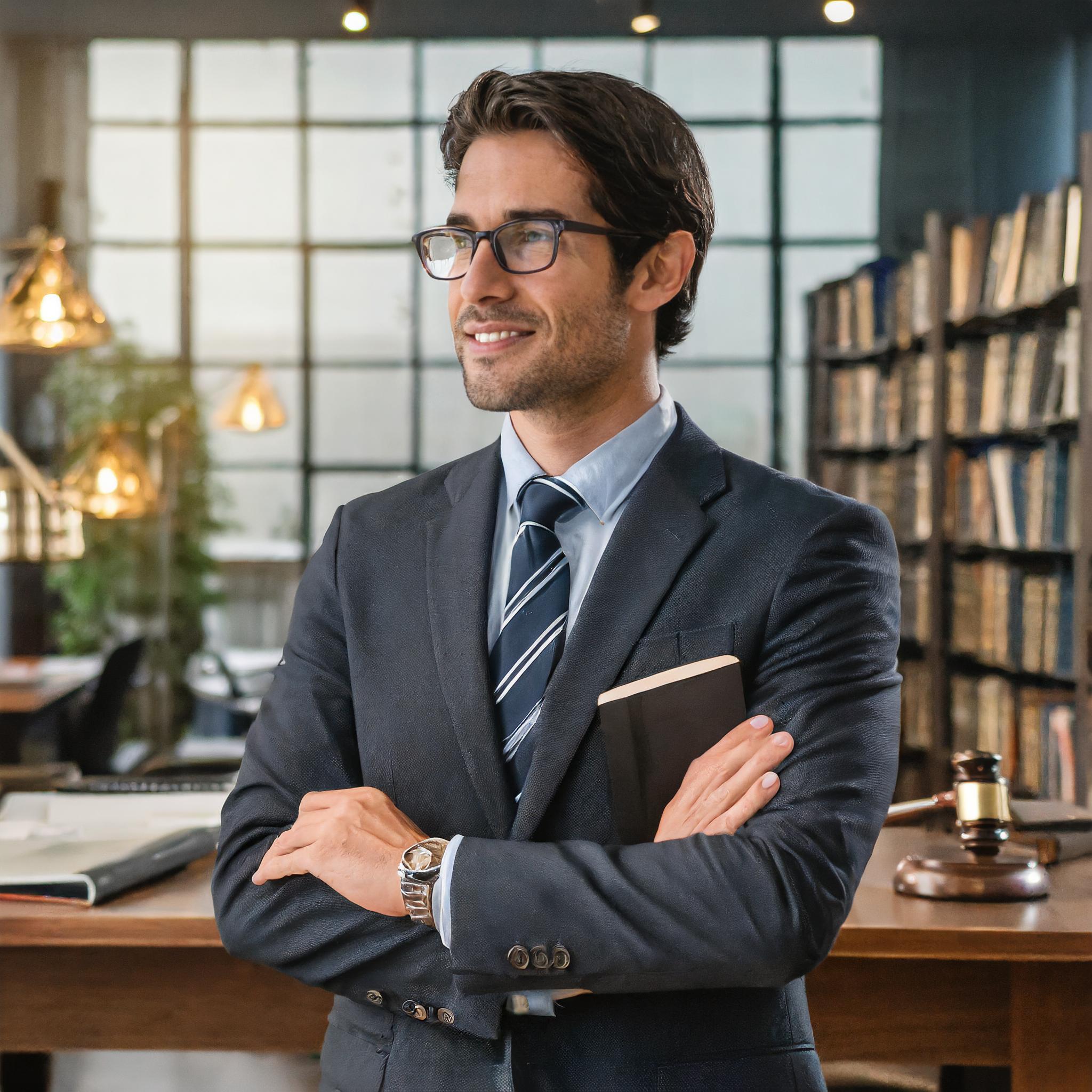 Person mit professionellem Erscheinungsbild, mittleres Alter, männlich